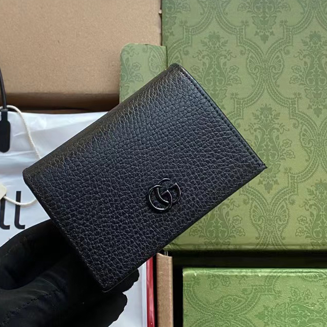 Gucci GG Marmont Card Case Wallet(11-9-3cm) - FashionPlug