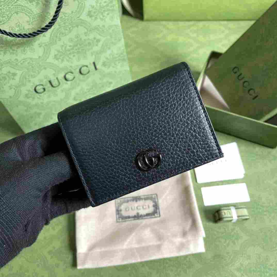 Gucci GG Marmont Card Case Wallet(11-9-3cm) - FashionPlug