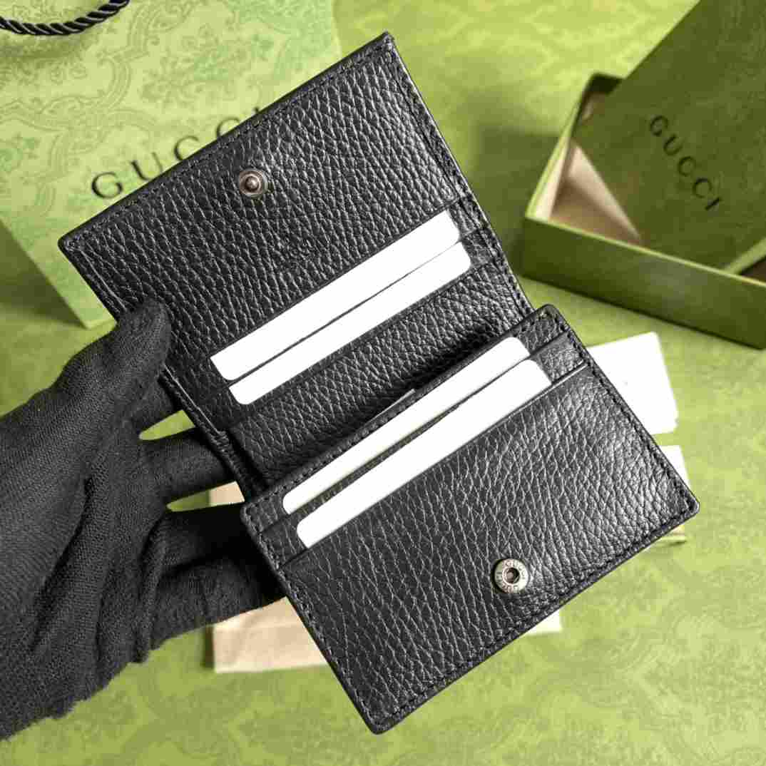 Gucci GG Marmont Card Case Wallet(11-9-3cm) - FashionPlug