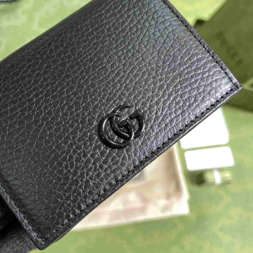 Gucci GG Marmont Card Case Wallet(11-9-3cm) - FashionPlug