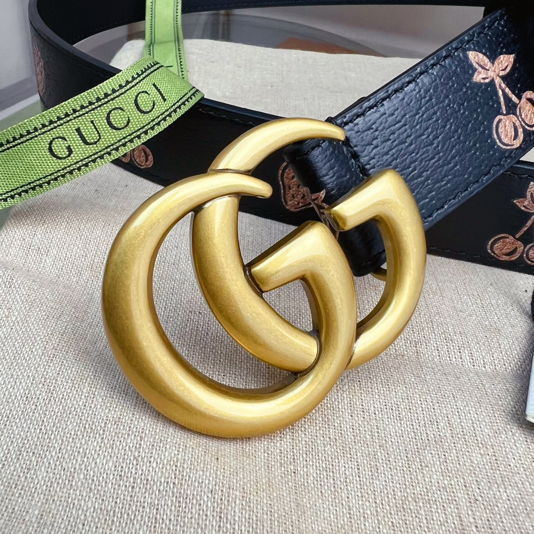 Gucci  GG Marmont Thin Belt - FashionPlug
