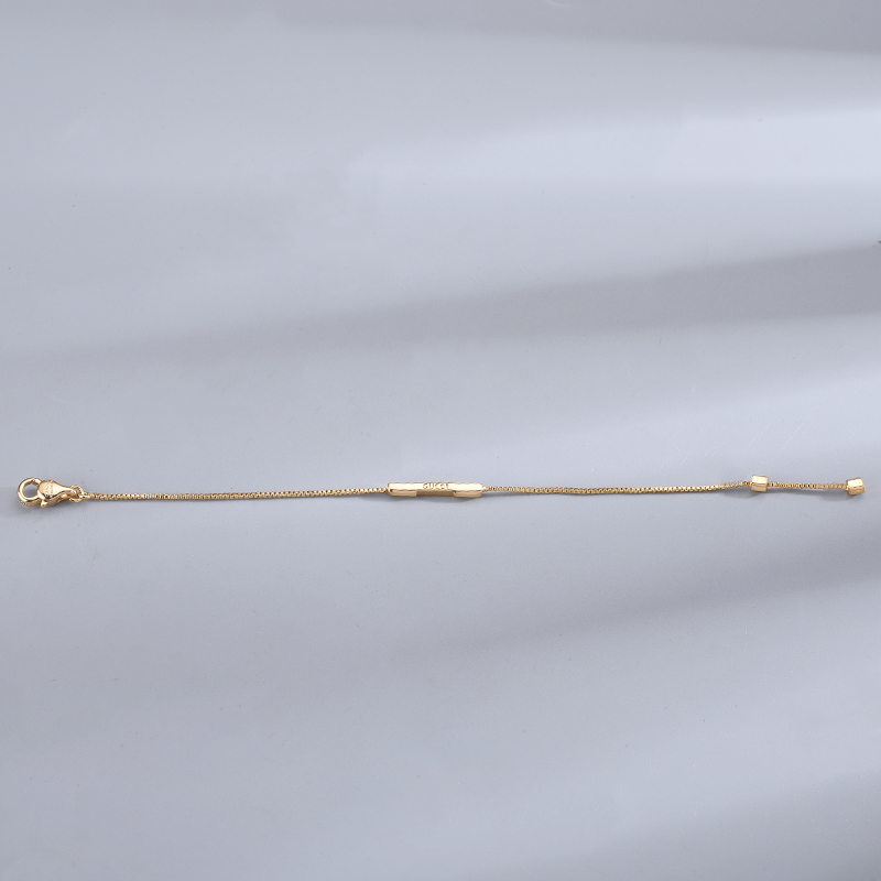 Gucci  Link To Love Bracelet With 'Gucci' Bar - FashionPlug