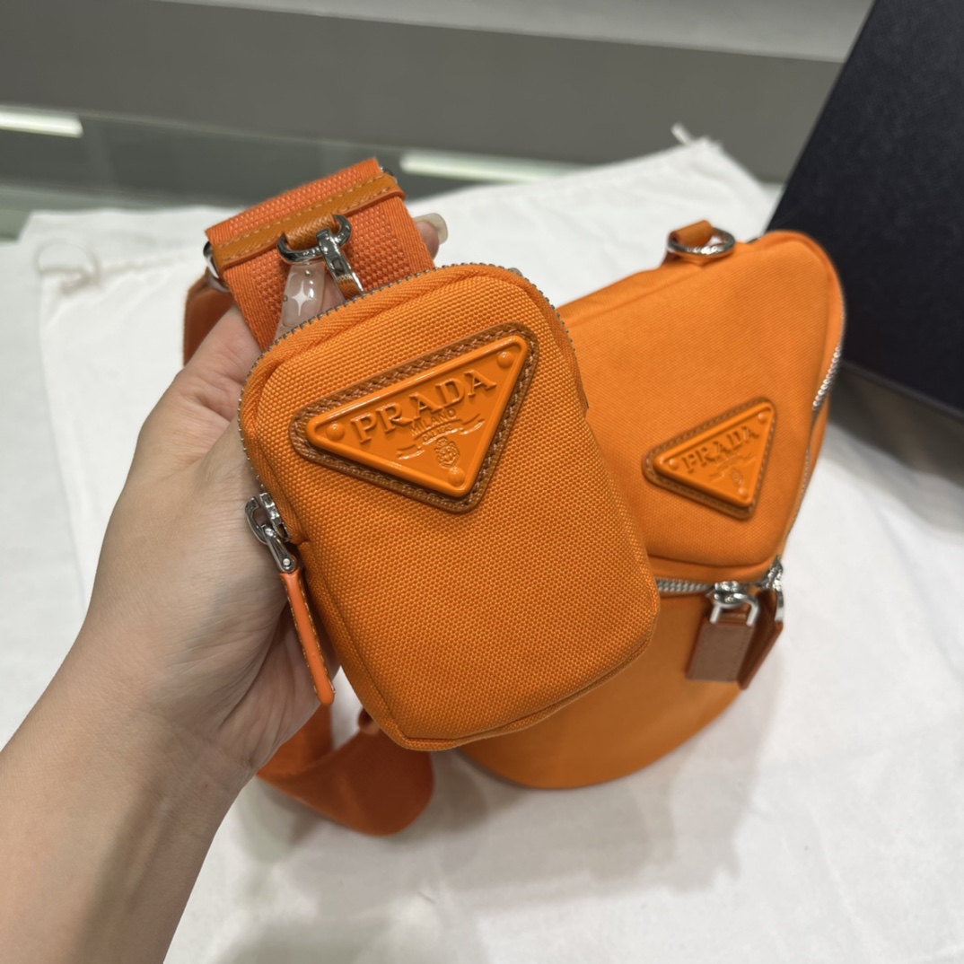 Prada Canvas Shoulder Bag(21-15-15cm)   2VH147 - FashionPlug