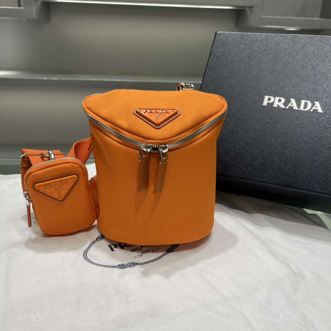 Prada Canvas Shoulder Bag(21-15-15cm)   2VH147 - FashionPlug