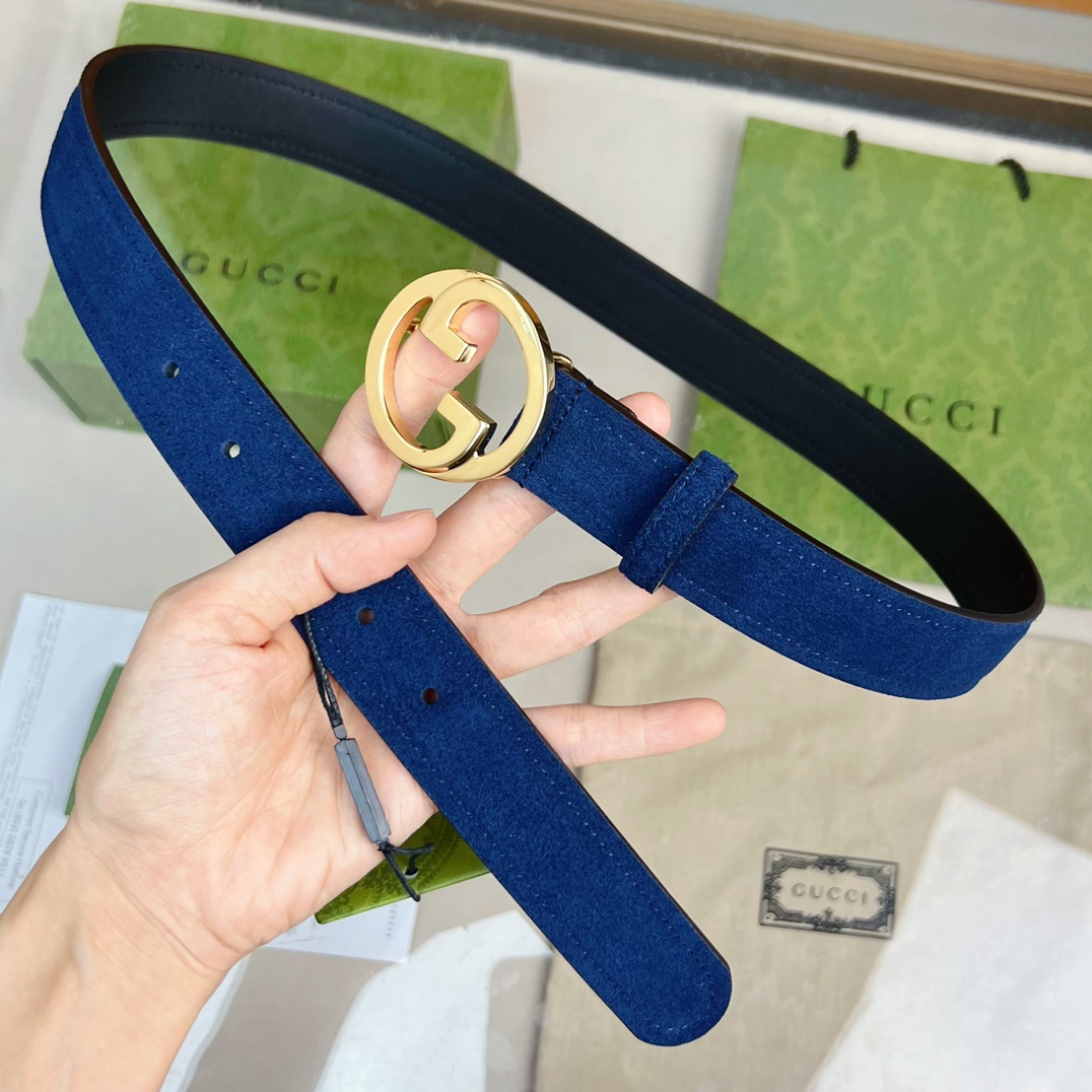Gucci Blondie Belt  - FashionPlug