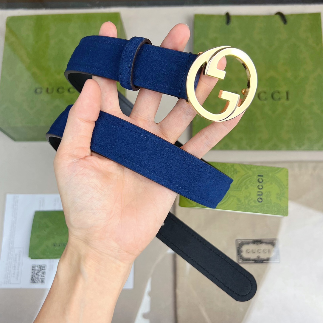 Gucci Blondie Belt  - FashionPlug