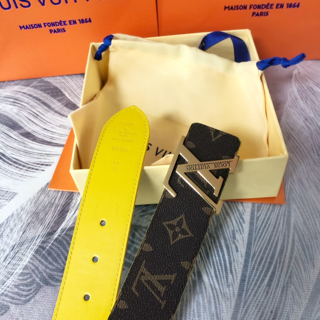 Louis Vuitton LV Pyramide Cities Exclusive 40MM Reversible Belt—London - FashionPlug