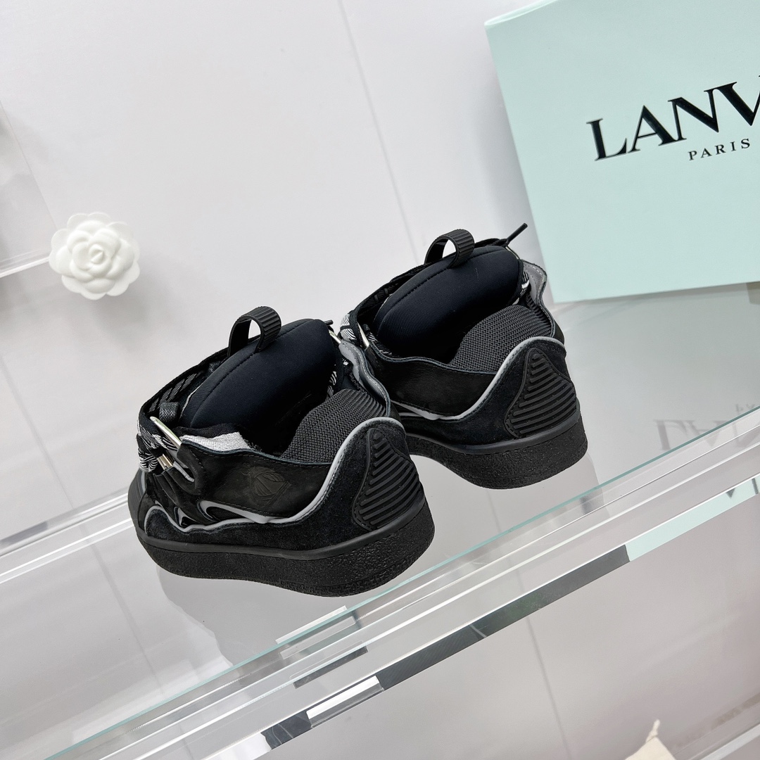 Lanvin Curb Sneakers - FashionPlug