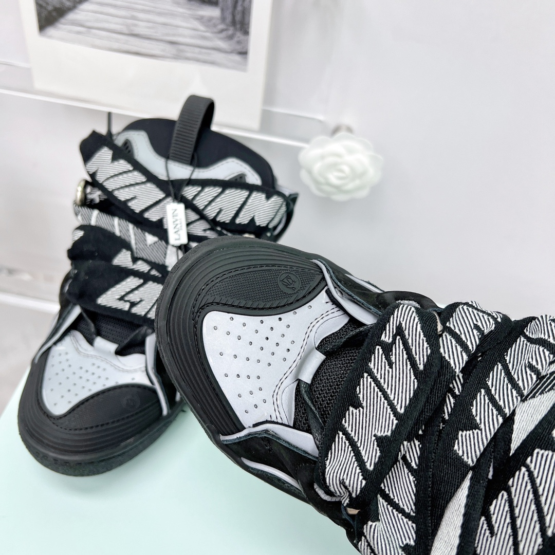 Lanvin Curb Sneakers - FashionPlug