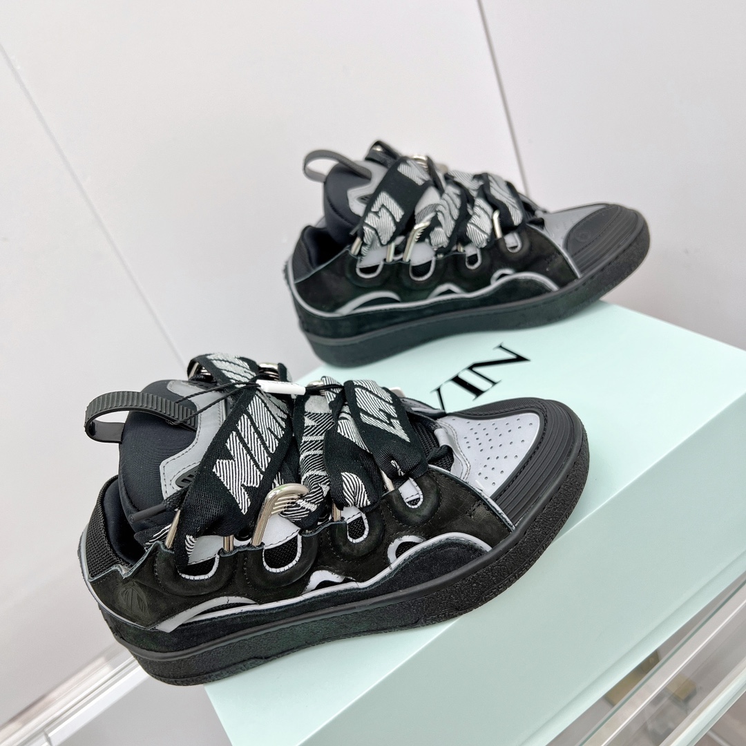 Lanvin Curb Sneakers - FashionPlug