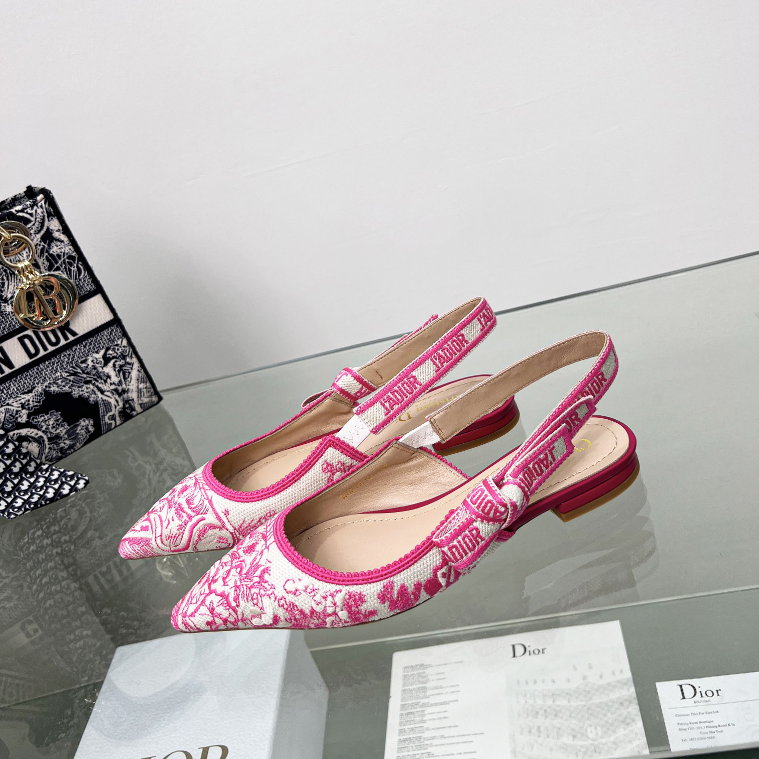 Dior J'adior Slingback Ballerina Flat - FashionPlug