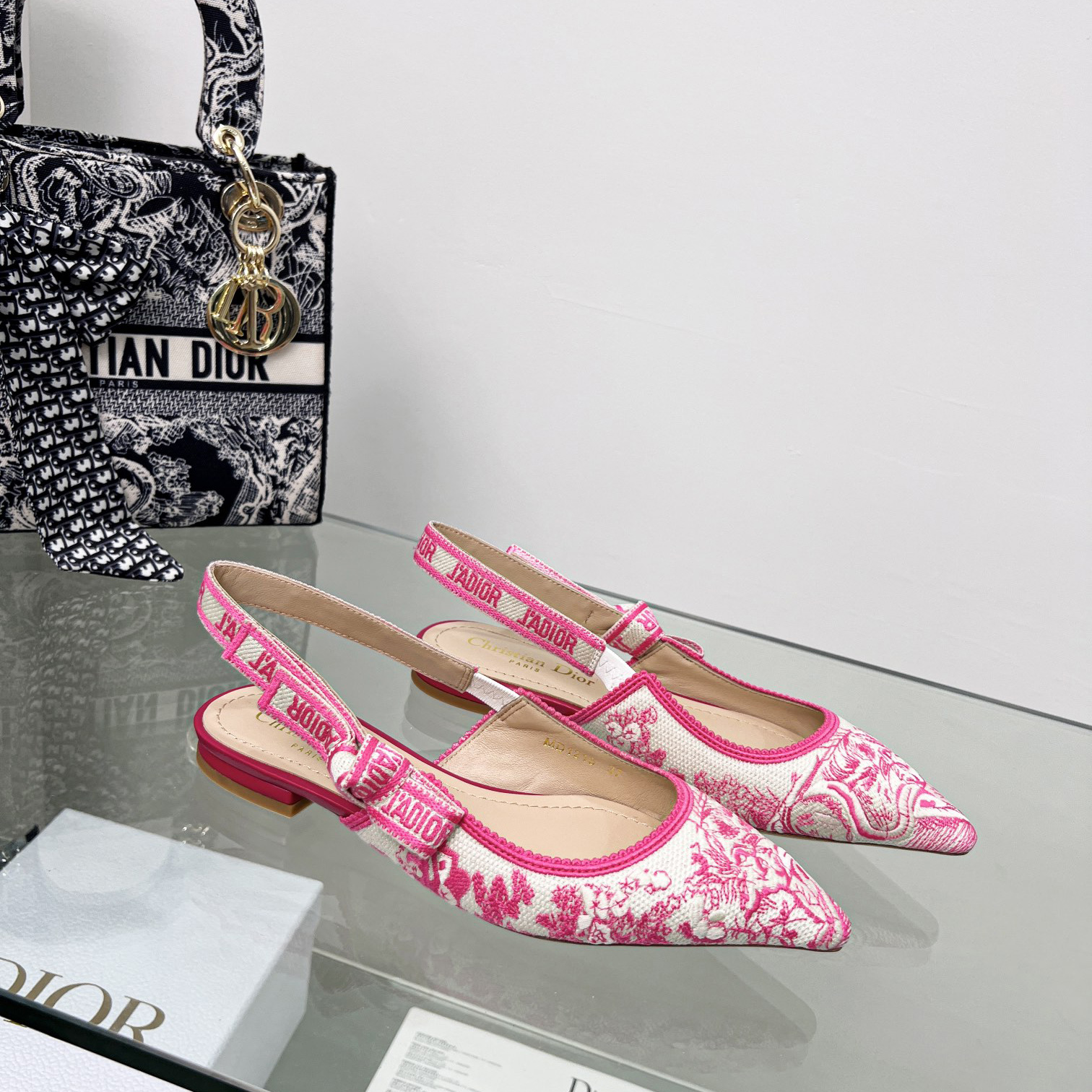 Dior J'adior Slingback Ballerina Flat - FashionPlug
