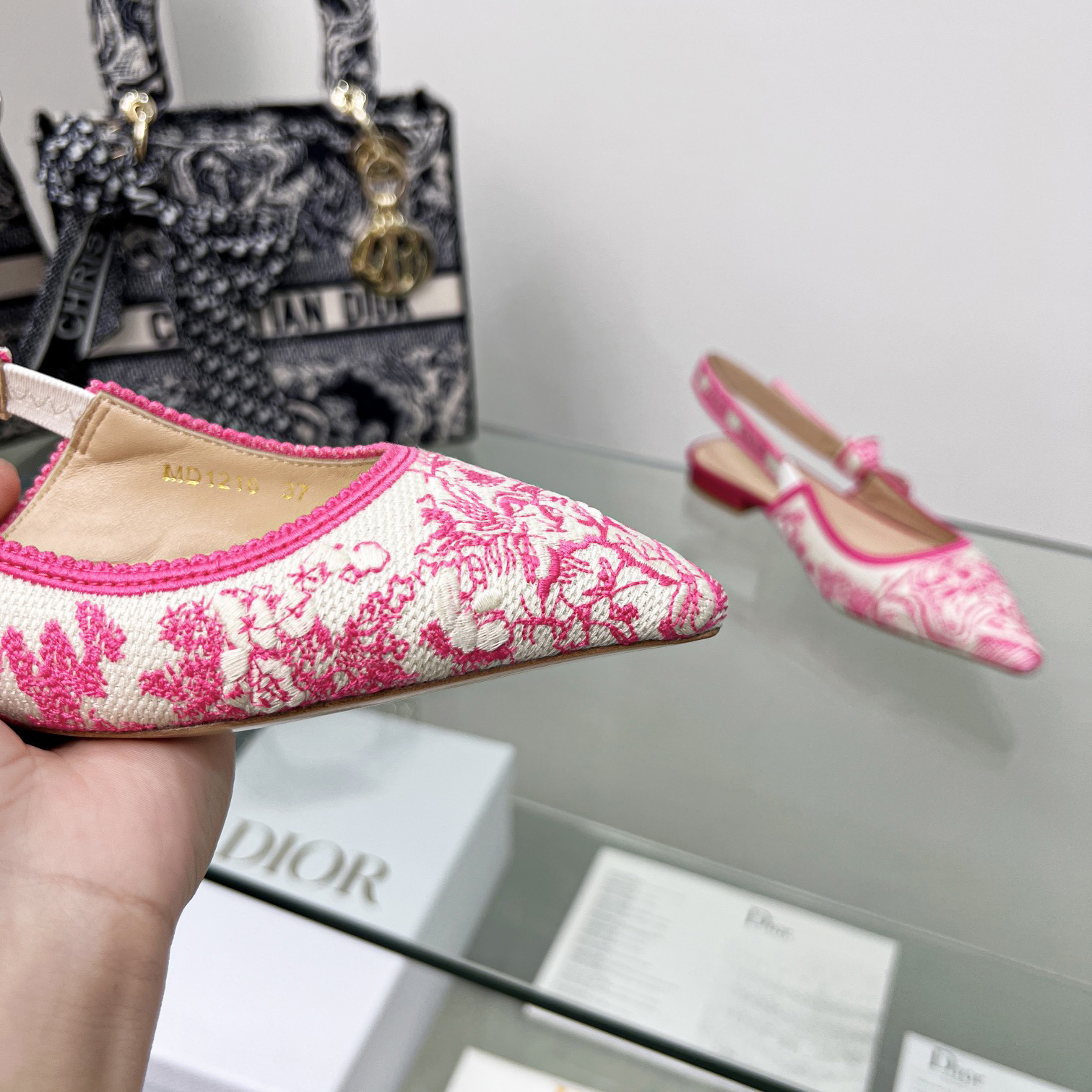 Dior J'adior Slingback Ballerina Flat - FashionPlug