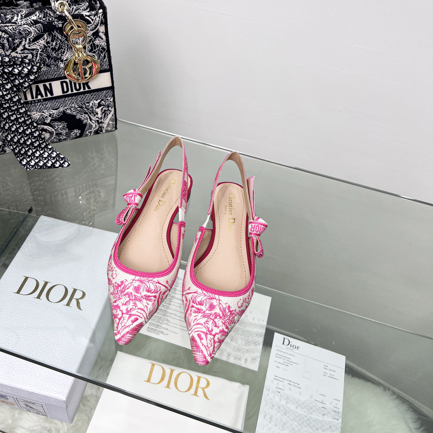 Dior J'adior Slingback Ballerina Flat - FashionPlug