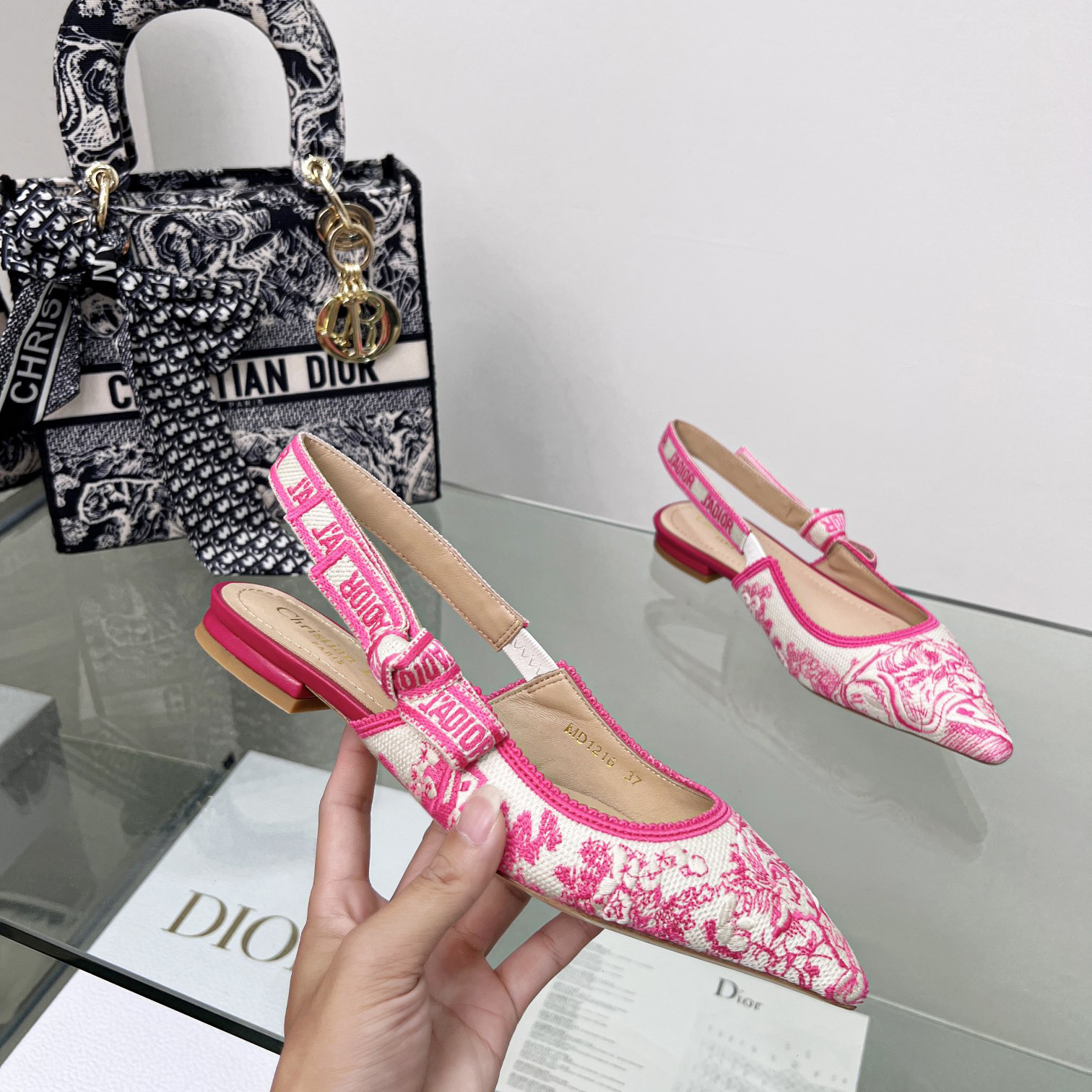 Dior J'adior Slingback Ballerina Flat - FashionPlug