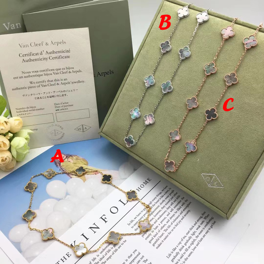 Van Cleef & Arpels Vintage Alhambra Necklace 10 Motifs - FashionPlug