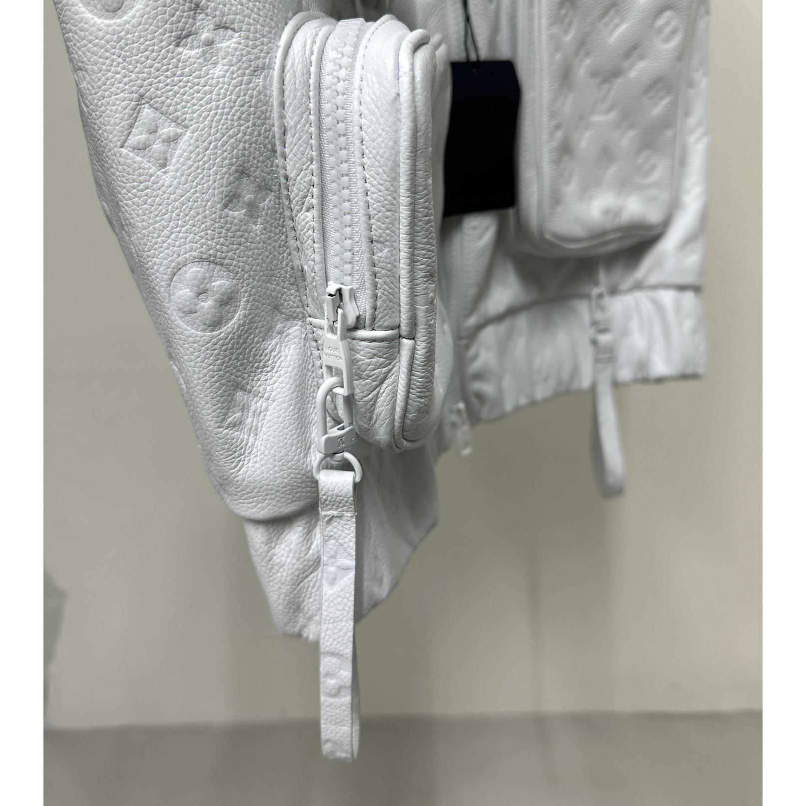 Louis Vuitton Black Monogram Leather Vest - FashionPlug