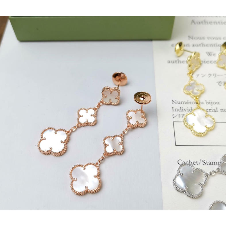 Van Cleef & Arpels Magic Alhambra Earrings, 3 Motifs - FashionPlug