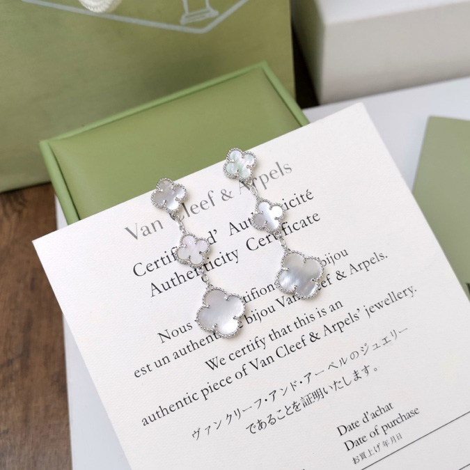 Van Cleef & Arpels Magic Alhambra Earrings, 3 Motifs - FashionPlug