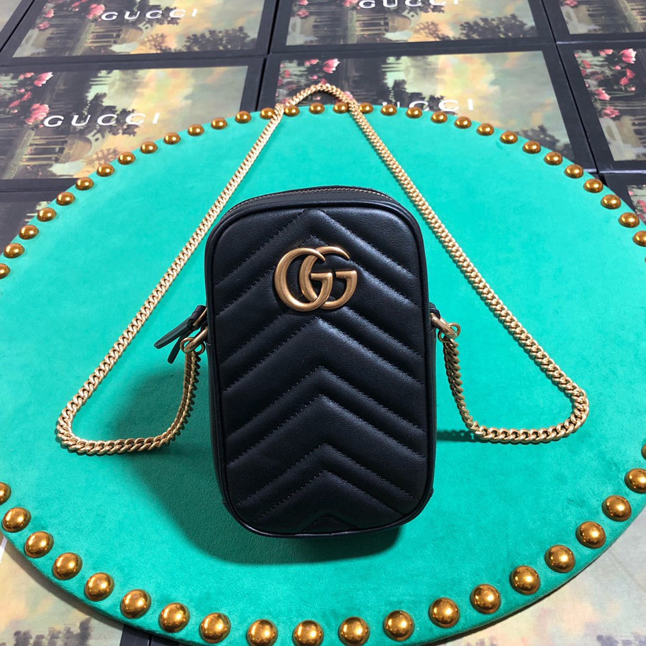 Gucci GG Marmont Mini Bag(10.5-17-5cm) - FashionPlug