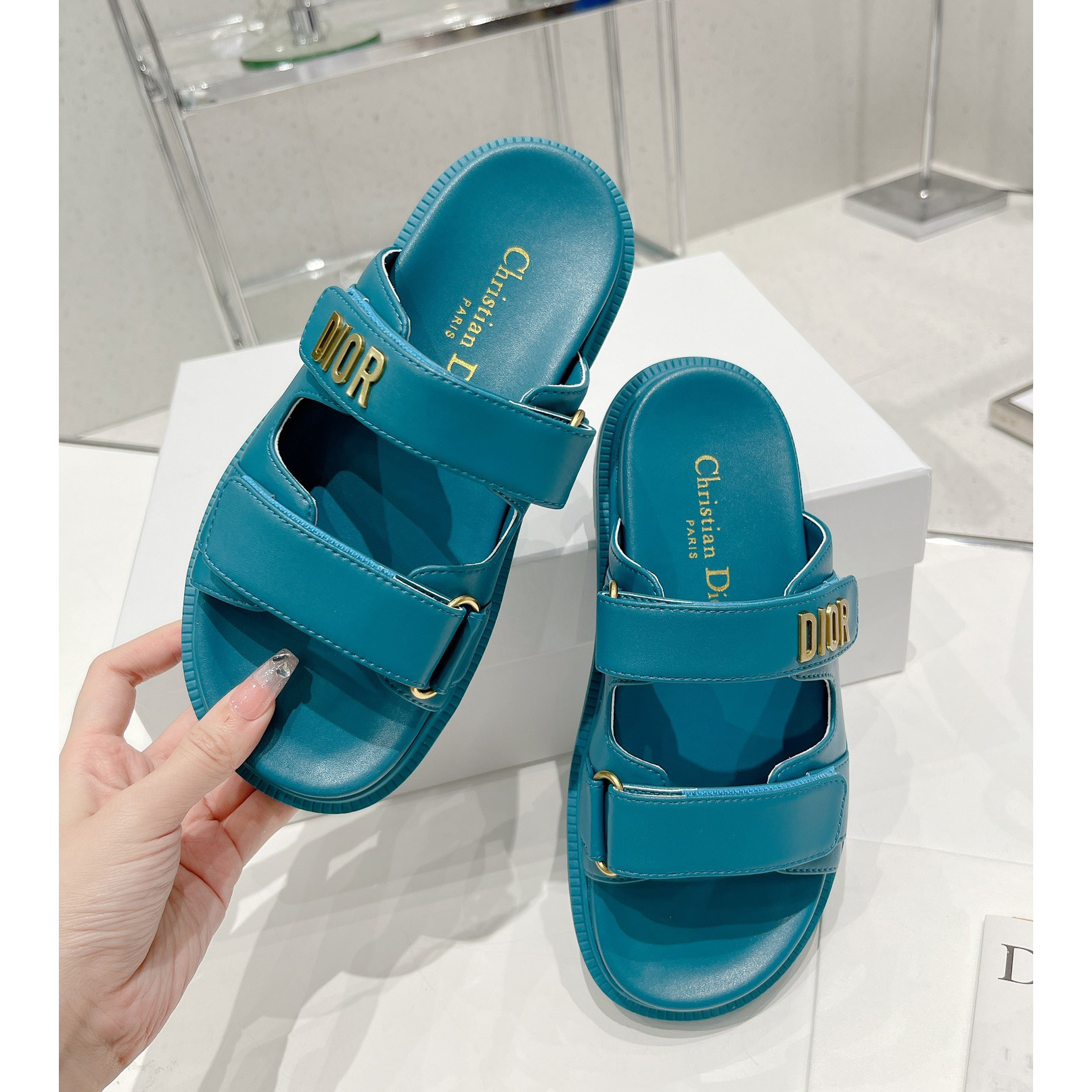 Dior Women Dioract Sandal - FashionPlug