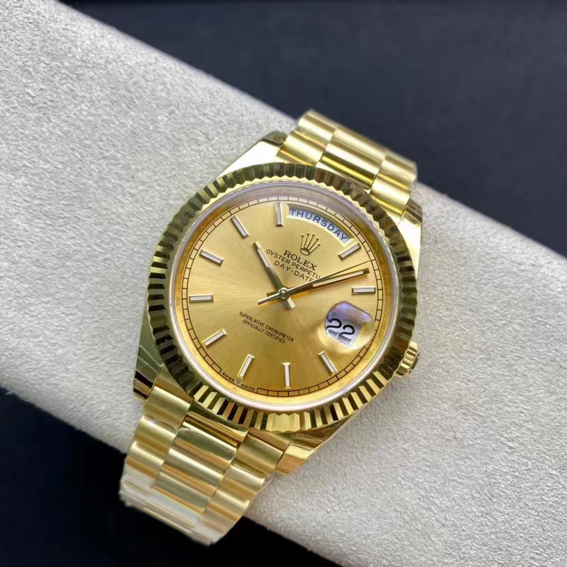 Rolex Day-Date 40 Watch In Yellow Gold - FashionPlug