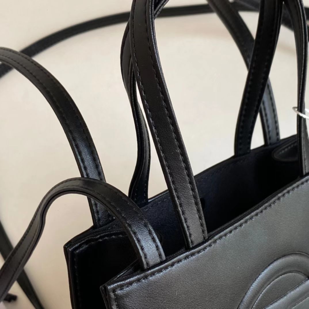 Dolce & Gabbana Small Black Shopping Bag(17-14-8) - FashionPlug