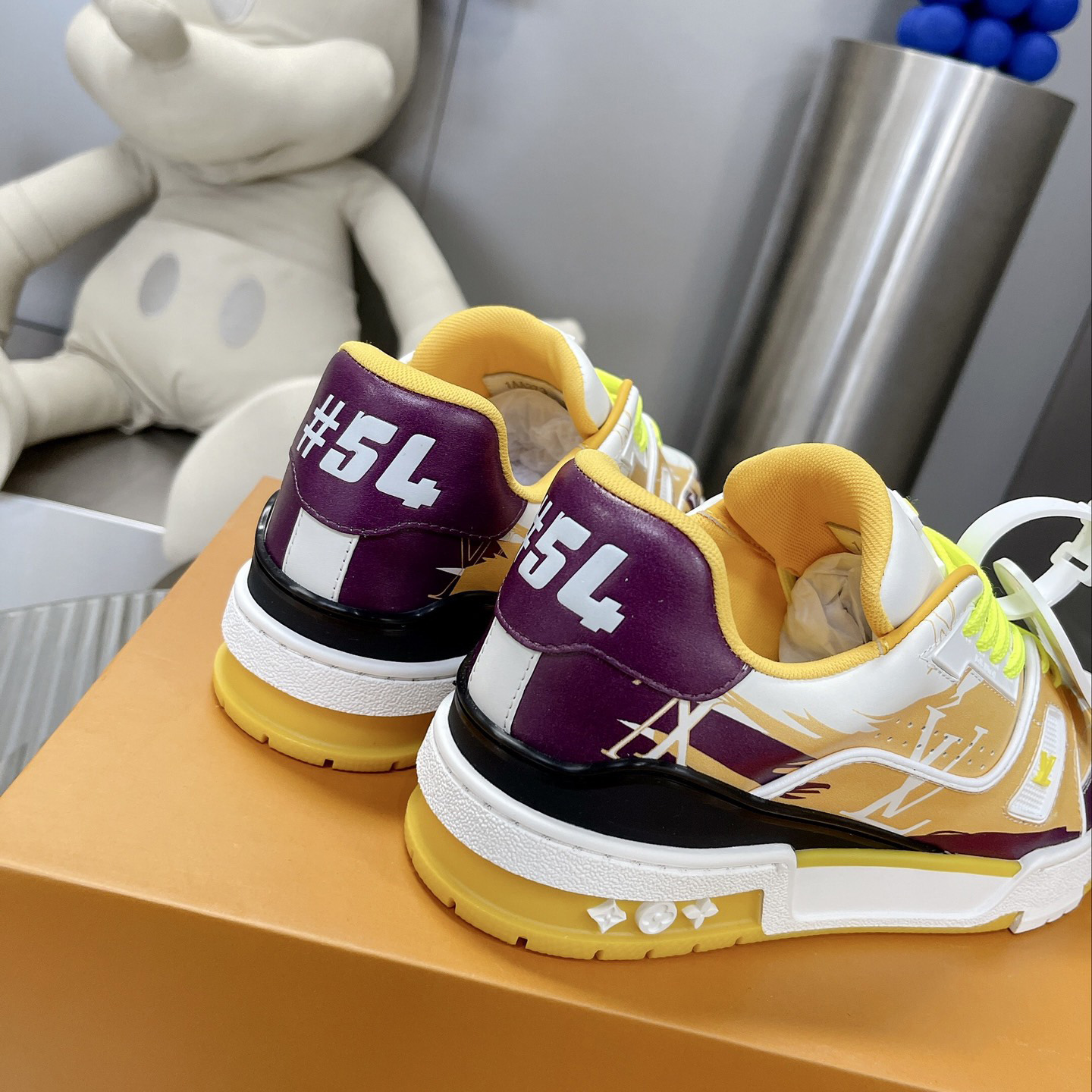 Louis Vuitton LV  Trainer Sneaker      - FashionPlug