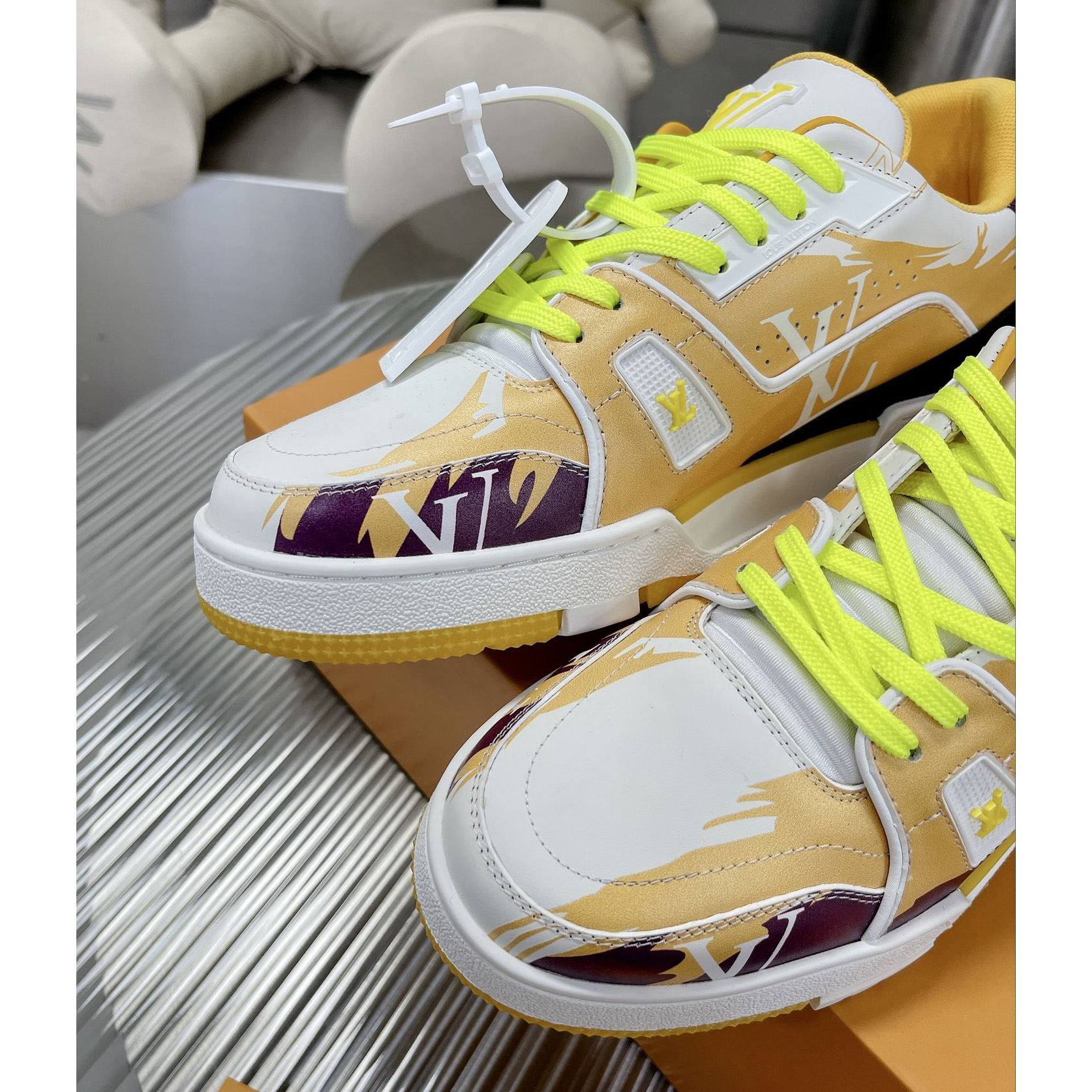 Louis Vuitton LV  Trainer Sneaker      - FashionPlug