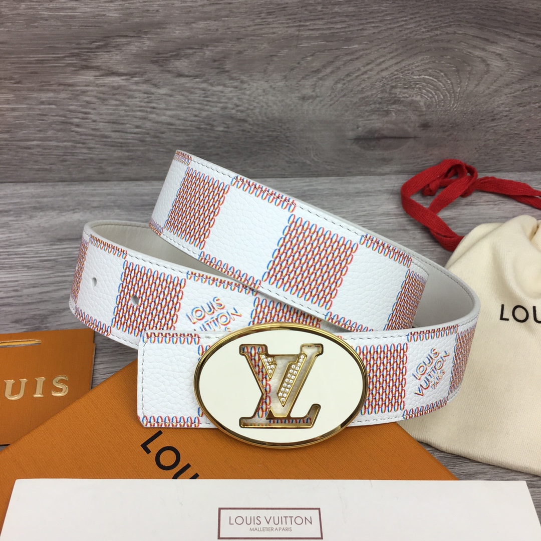 Louis Vuitton LV Optic 40MM Reversible Belt   M0556S - FashionPlug