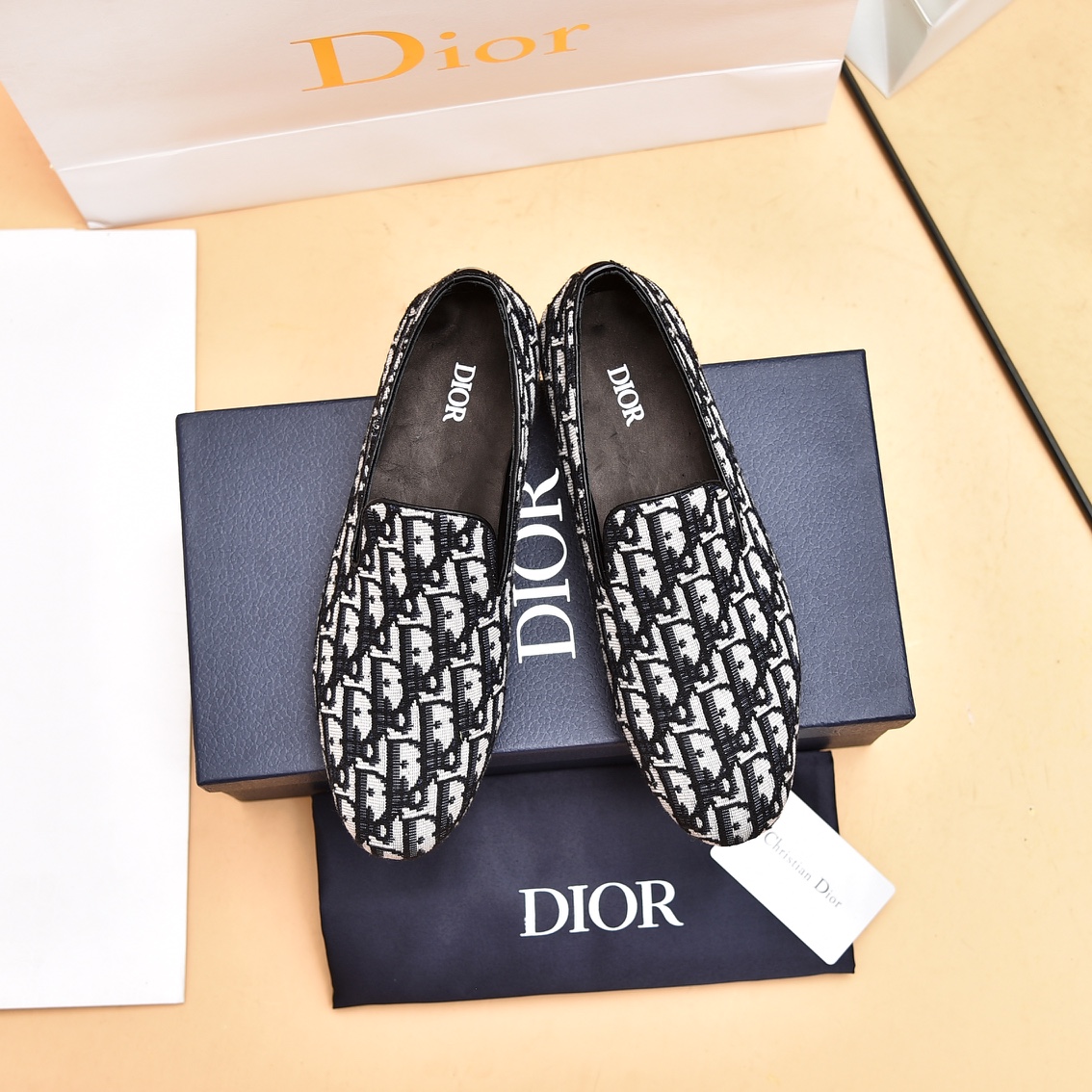 Dior Obique Jacquard Loafer - FashionPlug