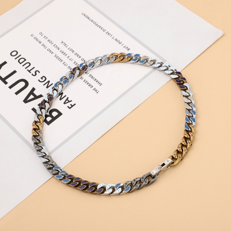 Louis Vuitton LV Chain Links Necklace MP2773  50cm    - FashionPlug