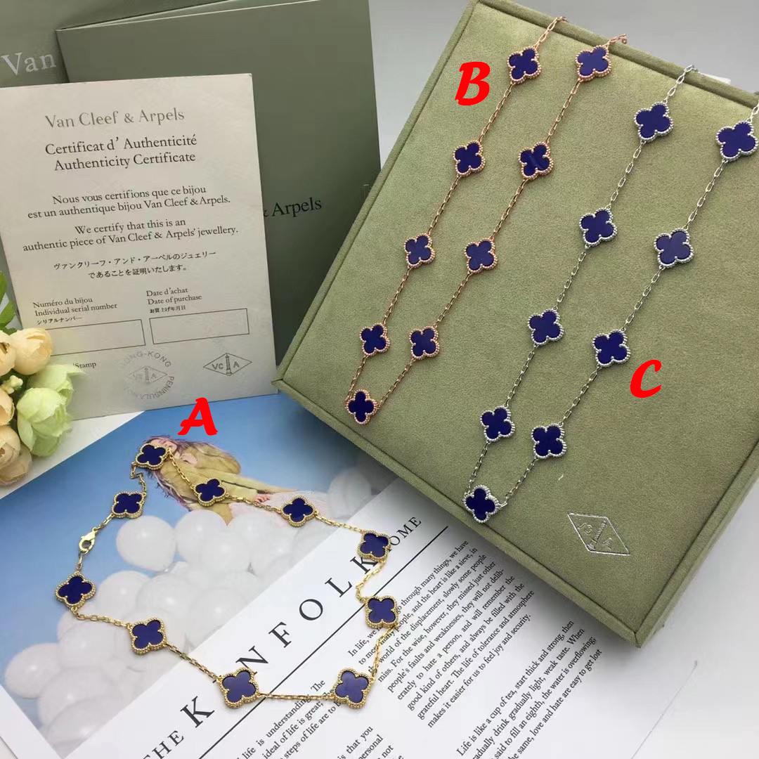Van Cleef & Arpels Vintage Alhambra Necklace 10 Motifs - FashionPlug