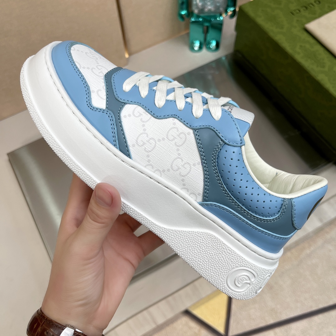 Gucci GG Chunky B Men's &Women's GG Sneakers - FashionPlug