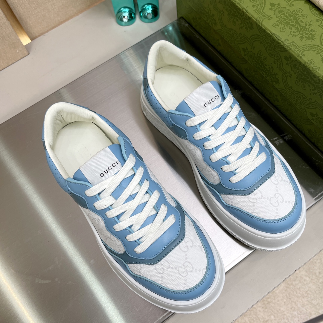 Gucci GG Chunky B Men's &Women's GG Sneakers - FashionPlug