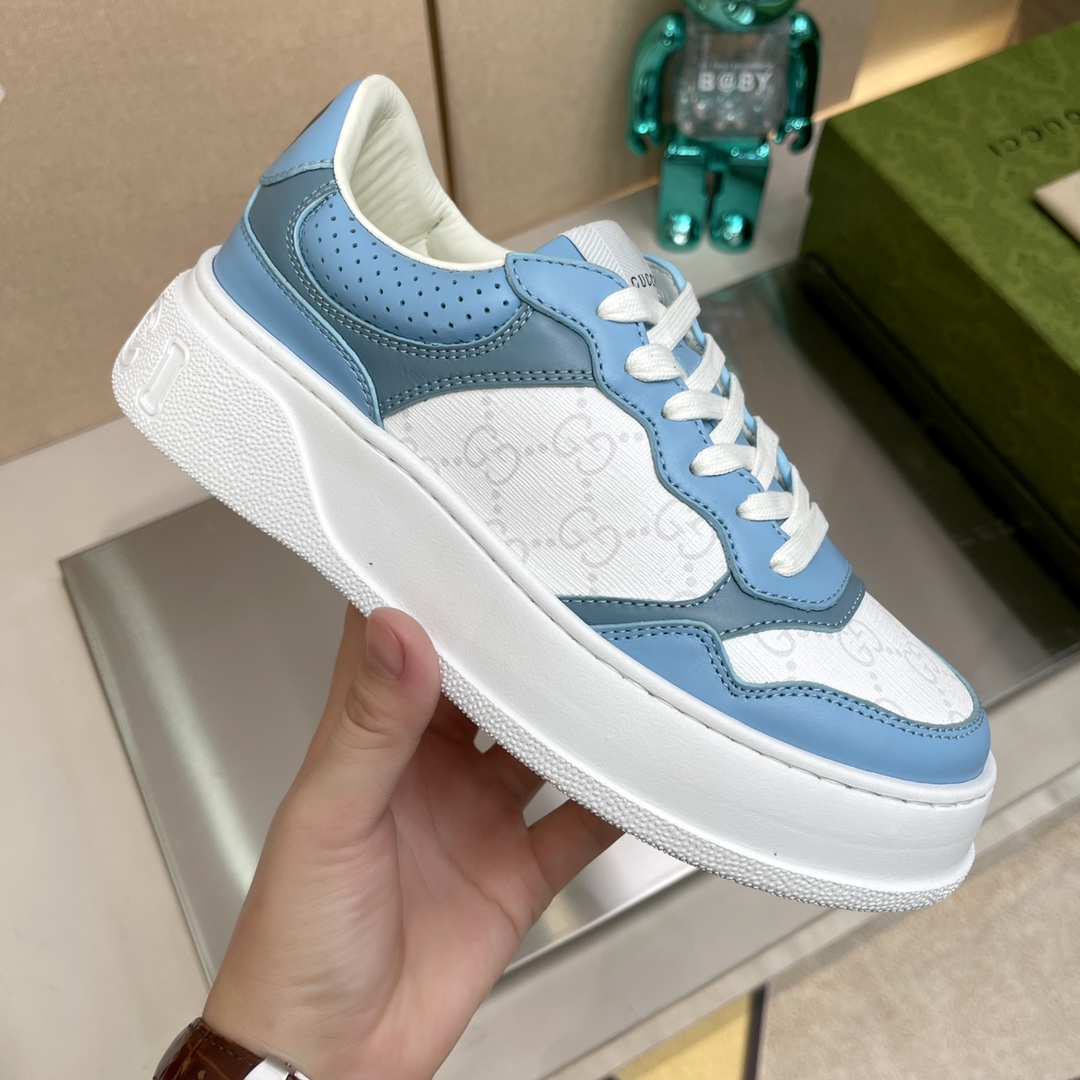 Gucci GG Chunky B Men's &Women's GG Sneakers - FashionPlug