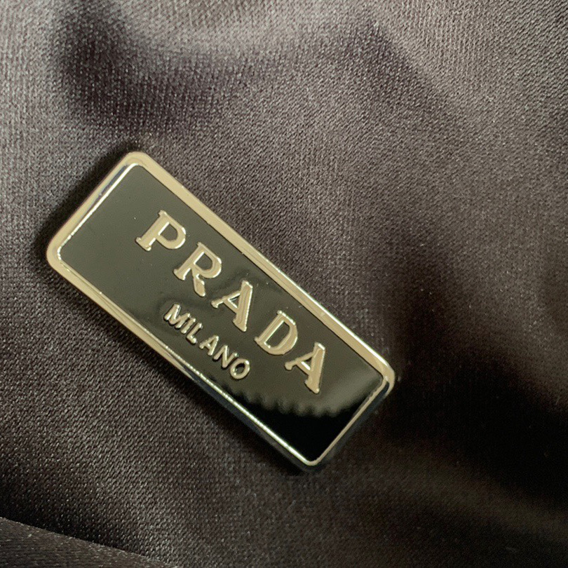 Prada Re-Edition 2005 Satin Bag With Crystals(22-16-6CM) - FashionPlug