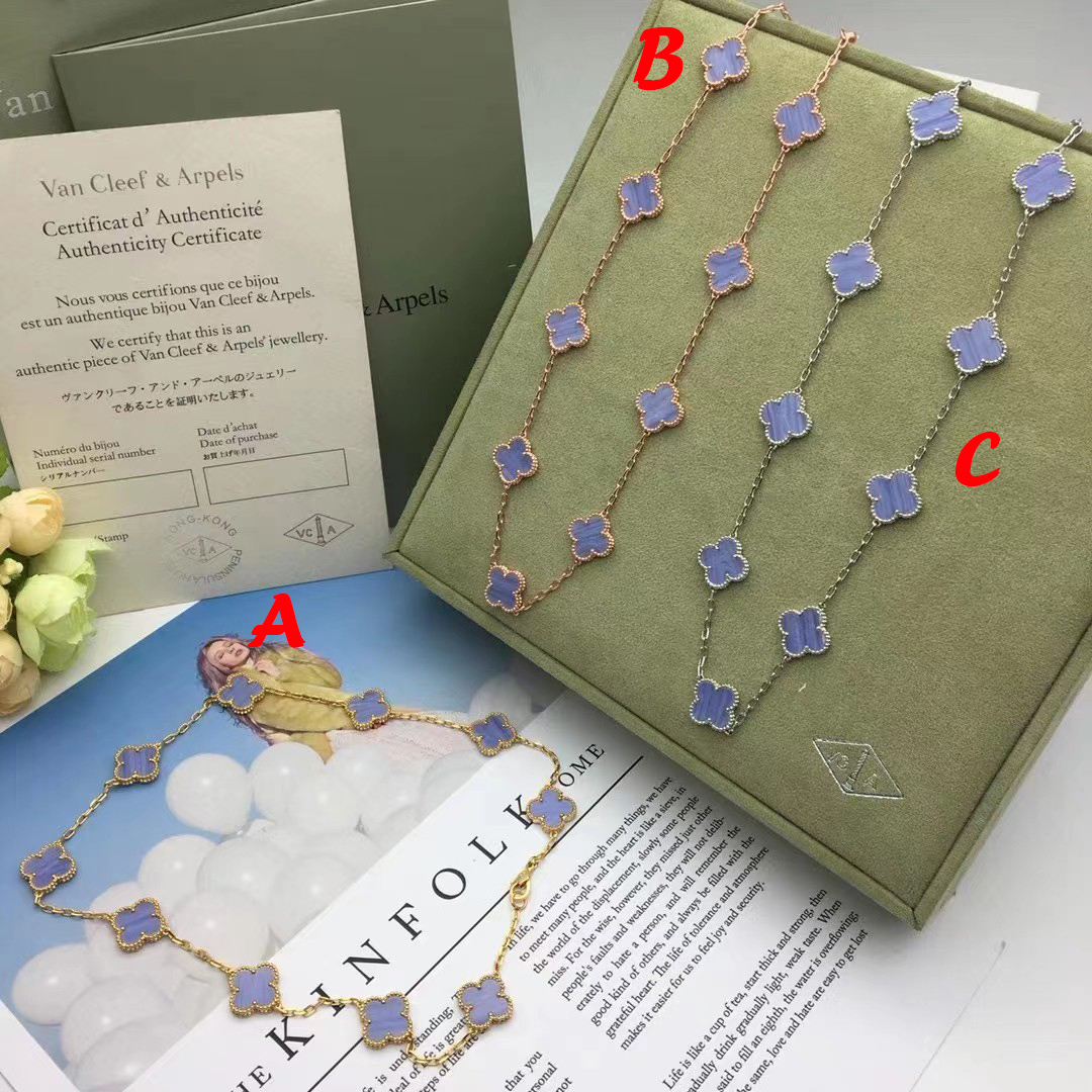 Van Cleef & Arpels Vintage Alhambra Necklace 10 Motifs - FashionPlug