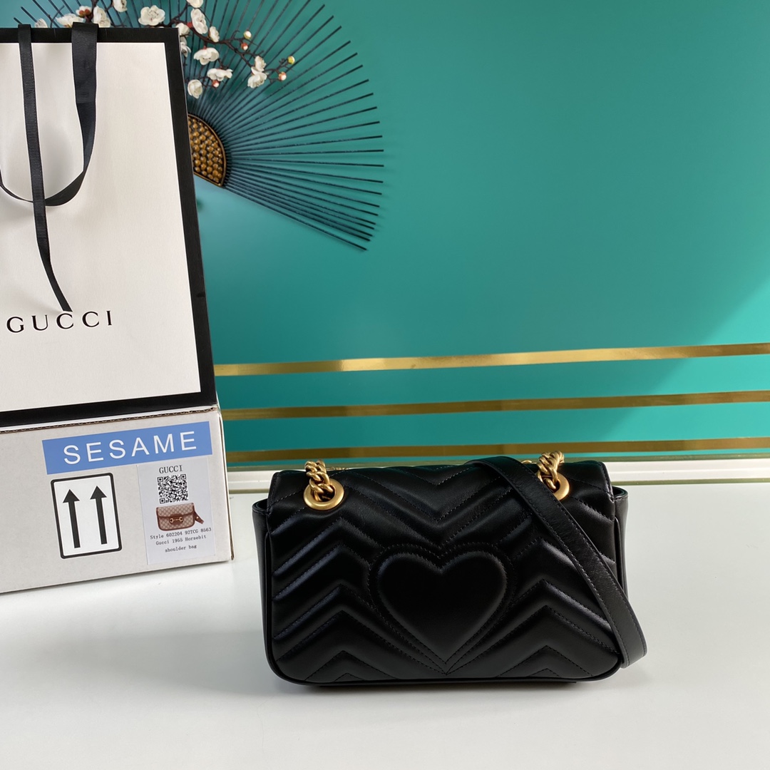 Gucci GG Marmont Matelassé Mini Bag 23-14-6CM - FashionPlug