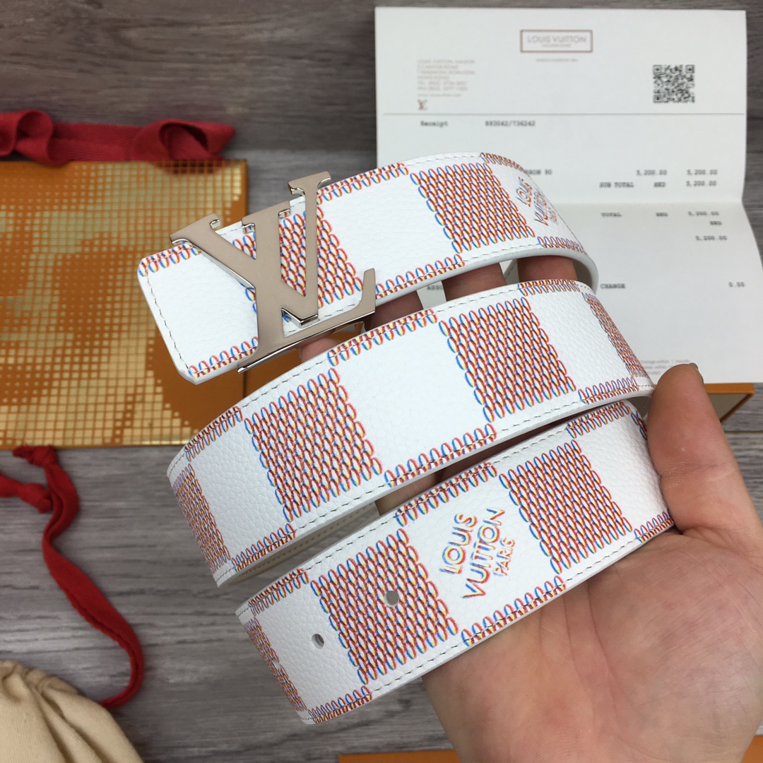 Louis Vuitton LV Optic 40MM Reversible Belt   M0556S - FashionPlug