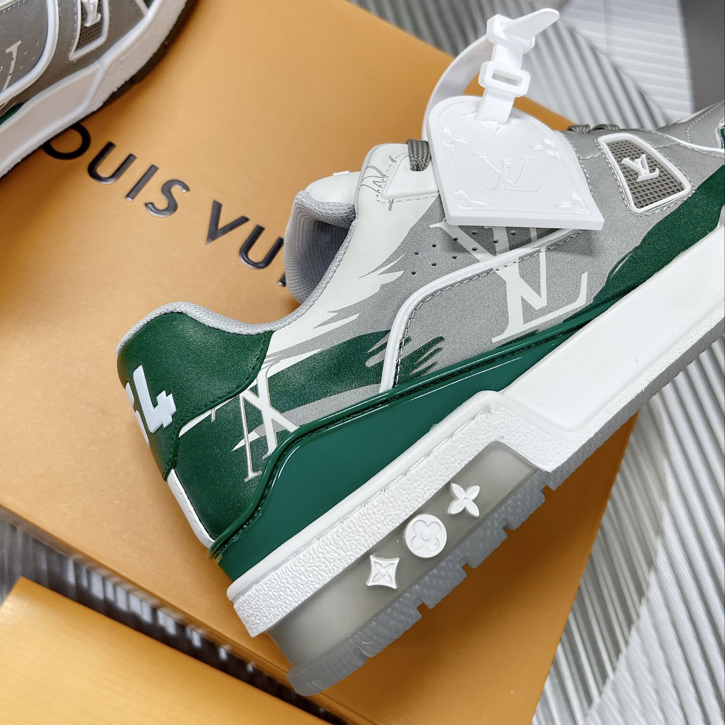 Louis Vuitton LV  Trainer Sneaker      - FashionPlug