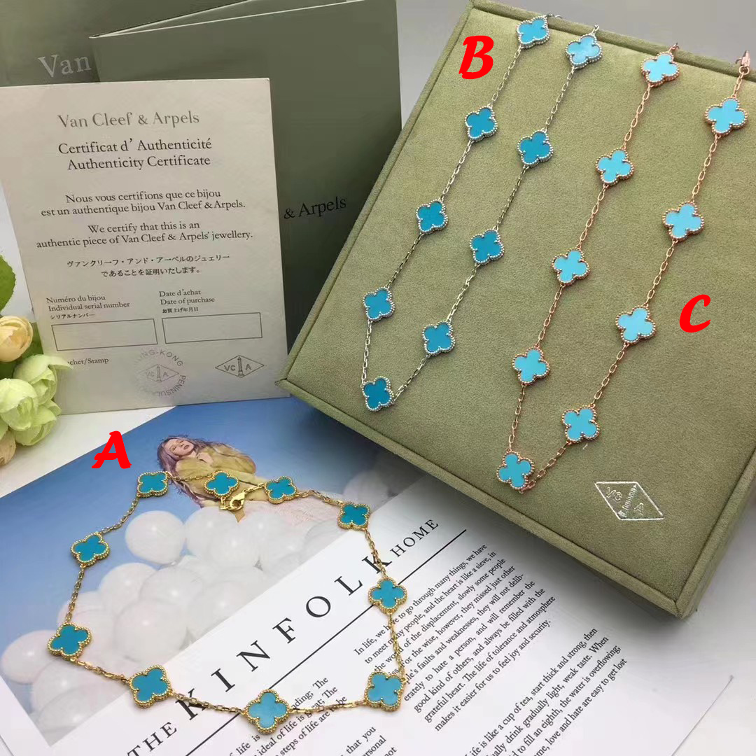 Van Cleef & Arpels Vintage Alhambra Necklace 10 Motifs - FashionPlug