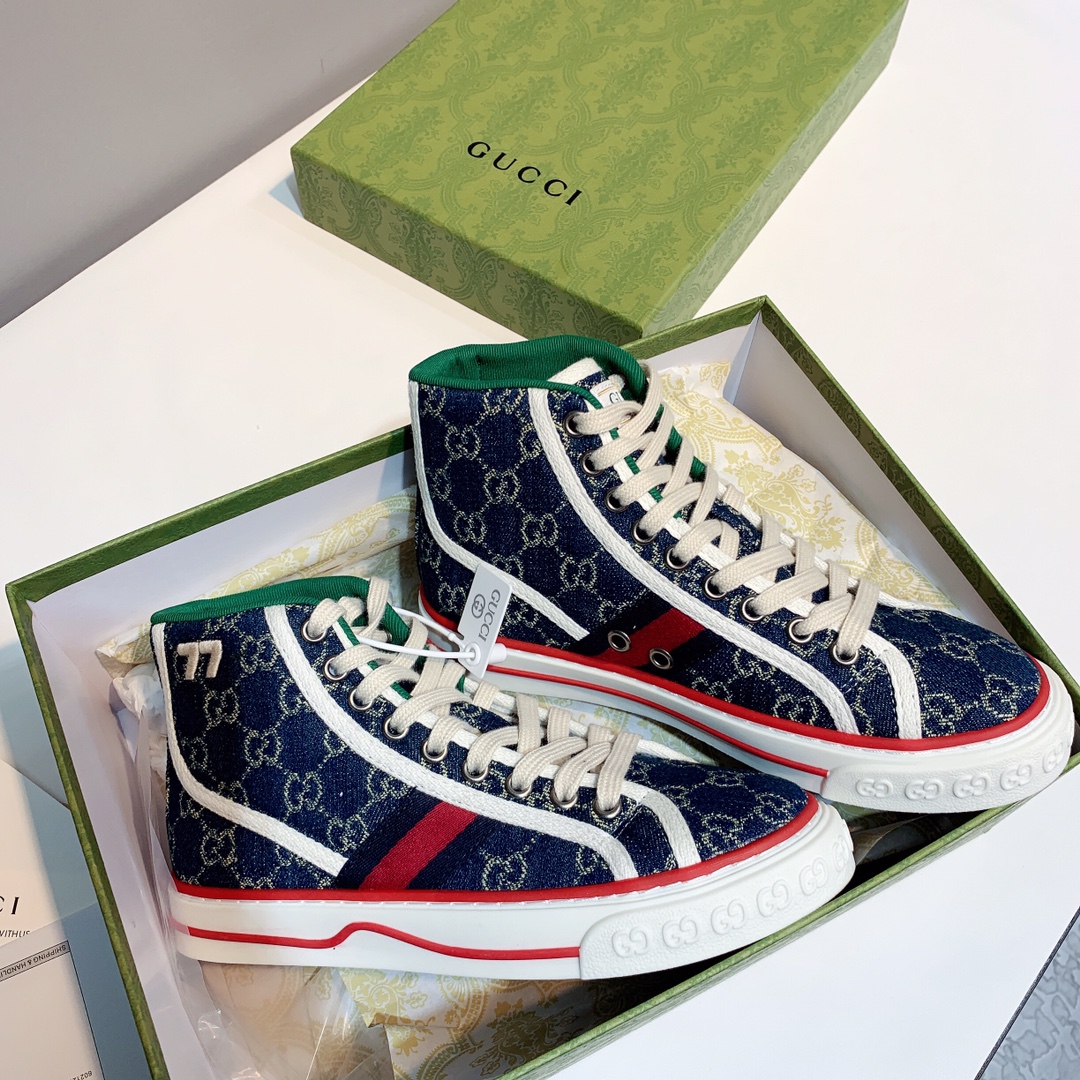 Gucci Tennis 1977 High Top Sneaker - FashionPlug