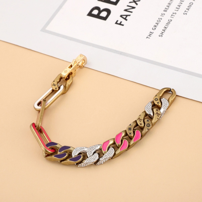 Louis Vuitton LV Mixed Bracelet  21cm   m69464 - FashionPlug