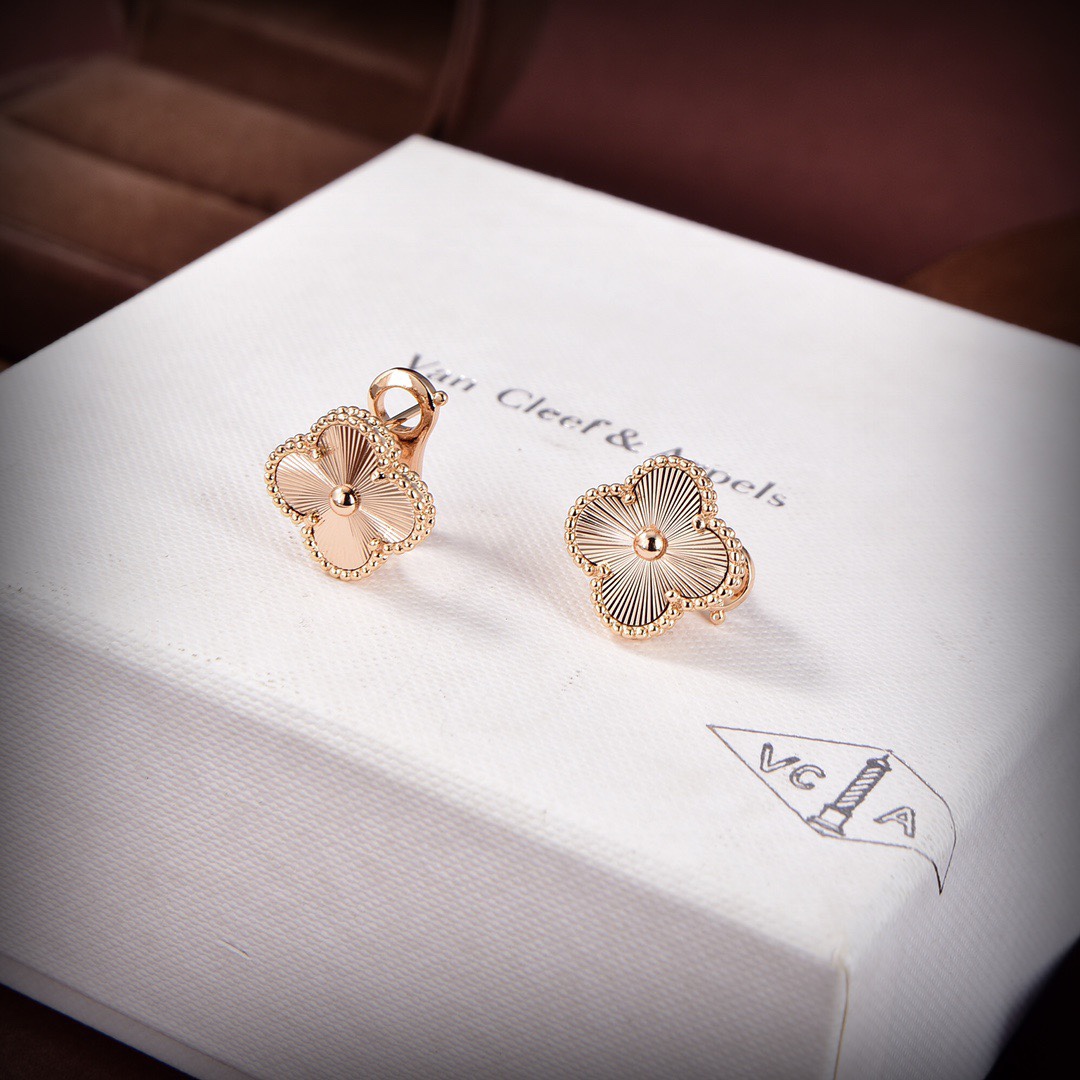 Van Cleef & Arpels Vintage Alhambra Earrings - FashionPlug