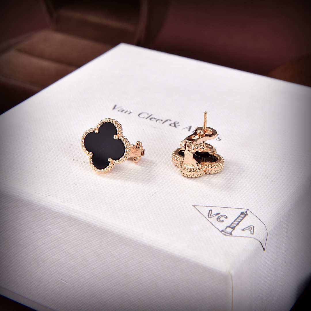 Van Cleef & Arpels Vintage Alhambra Earrings - FashionPlug