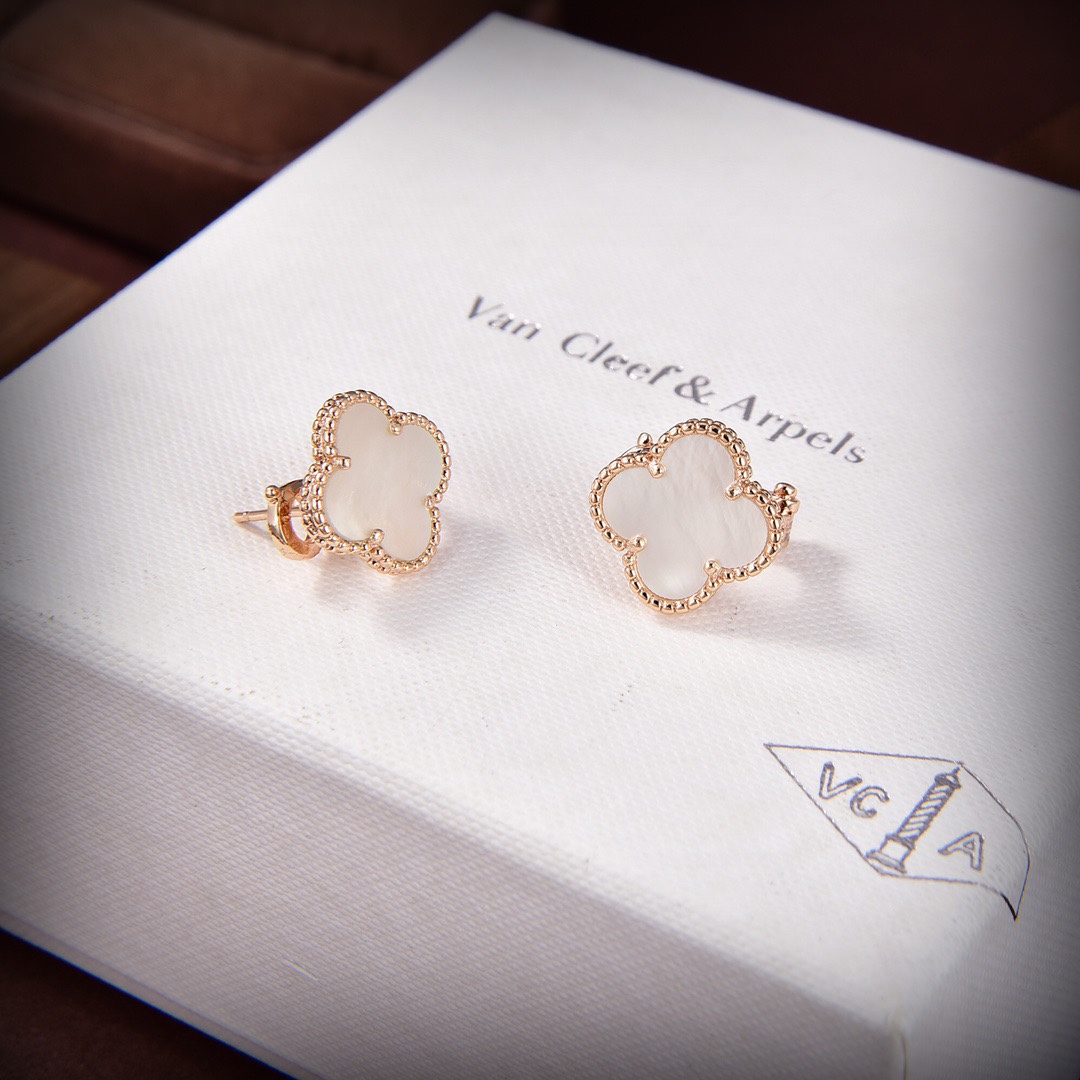 Van Cleef & Arpels Vintage Alhambra Earrings - FashionPlug