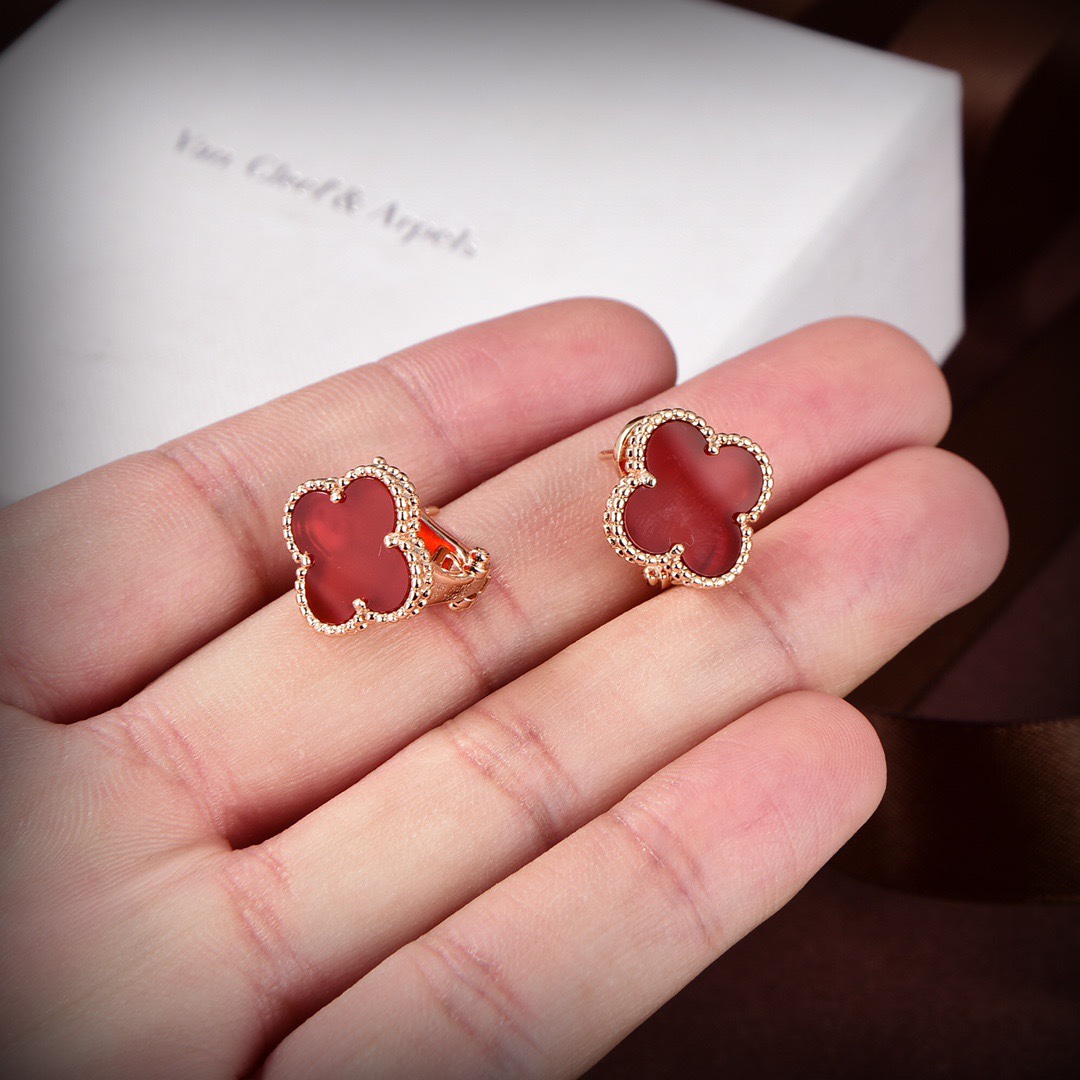 Van Cleef & Arpels Vintage Alhambra Earrings - FashionPlug