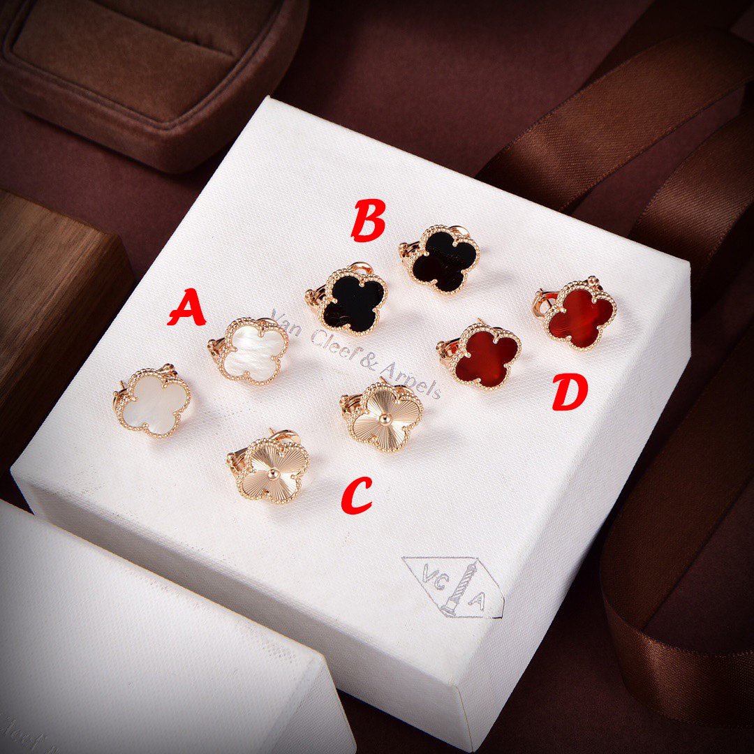 Van Cleef & Arpels Vintage Alhambra Earrings - FashionPlug