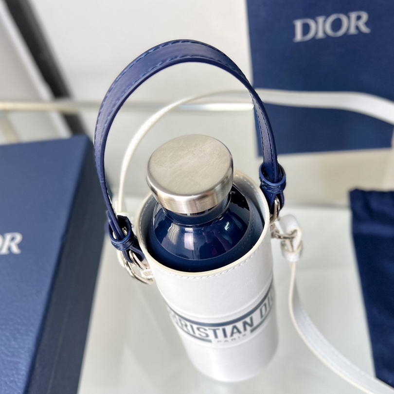 Dior Vibe Bottle Holder White Calfskin - FashionPlug